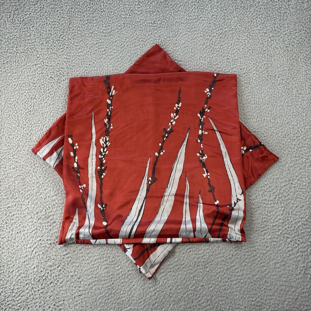 West Elm x Gemma Orkin Silk Pillow Covers 20x20 Red Black Accent Set of 2